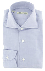 Luigi Borrelli Blue Other Cotton Shirt - Extra Slim - 15/38 - (287)