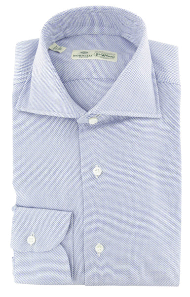 Luigi Borrelli Blue Other Cotton Shirt - Extra Slim - (287) - Parent