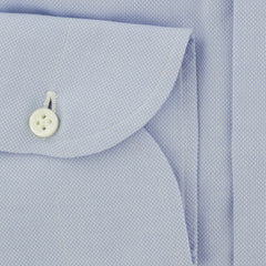 Luigi Borrelli Light Blue Cotton Dress Shirt - Slim - (8J) - Parent