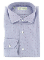 Luigi Borrelli Blue Foulard Cotton Shirt - Slim - (191) - Parent