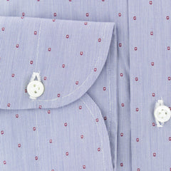 Luigi Borrelli Blue Foulard Cotton Shirt - Extra Slim - (191) - Parent