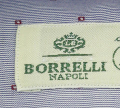 Luigi Borrelli Blue Polka Dot Cotton Shirt - Slim - (183) - Parent