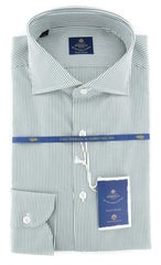 Luigi Borrelli Green Shirt - Slim - 15.75/40 - (EV0600950NANDO)