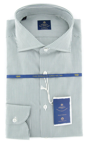 Luigi Borrelli Green Shirt - Slim - (EV0600950NANDO) - Parent