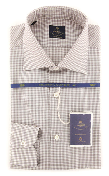 Luigi Borrelli Brown Shirt - Slim - (EV0653360RIO) - Parent