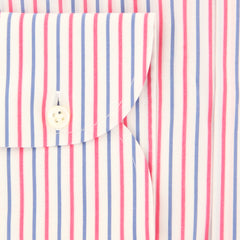 Luigi Borrelli Pink Striped Shirt - Slim - (40LB1013) - Parent