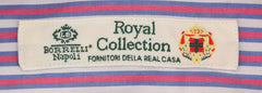 Luigi Borrelli Pink Striped Shirt - Slim - (201803229) - Parent