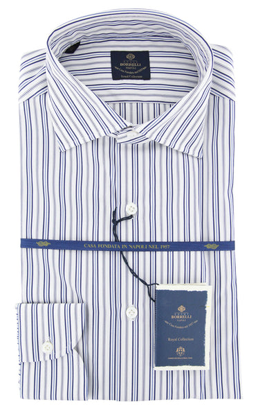 Luigi Borrelli Blue Shirt - Slim - (EV06RC102172) - Parent