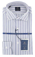 Luigi Borrelli Blue Shirt - Slim - (EV06RC102172) - Parent