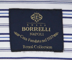 Luigi Borrelli Blue Shirt - Slim - (EV06RC102172) - Parent
