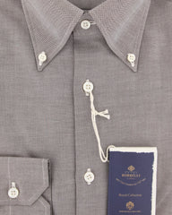 Luigi Borrelli Gray Solid Shirt - Slim - (EV06RC10360) - Parent