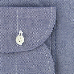 Luigi Borrelli Blue Solid Shirt - Slim - (EV06RC11173) - Parent