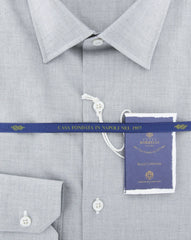 Luigi Borrelli Gray Shirt - Slim - (EV061214SEVERO) - Parent