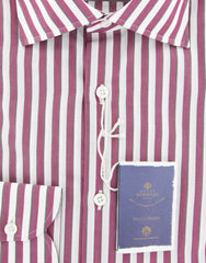 Luigi Borrelli Red Shirt - Slim - (EV06RC130340) - Parent