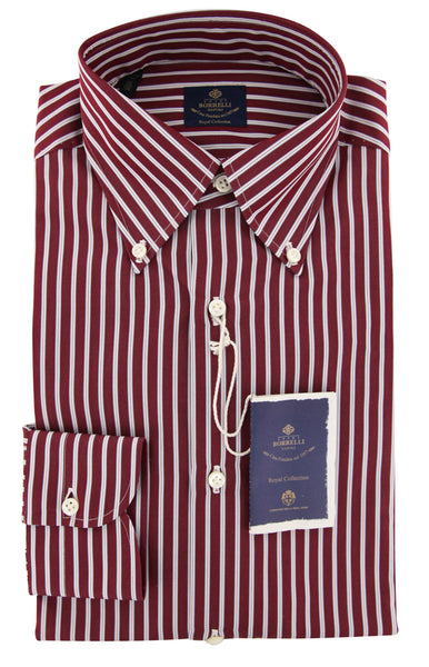 Luigi Borrelli Red Shirt - Slim - (EV06RC131442) - Parent