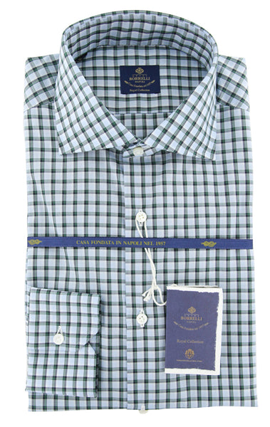 Luigi Borrelli Blue Shirt - Slim - (EV06RC131551) - Parent