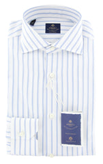 Luigi Borrelli Light Blue Shirt - Slim - 15.5/39 - (EV06RC1424L)
