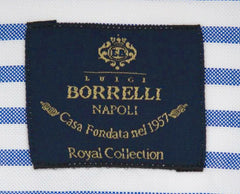 Luigi Borrelli Blue Shirt - Slim - (EV061425STEFANO) - Parent