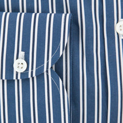 Luigi Borrelli Navy Blue Shirt - (EV061563ACHILLE) - Parent
