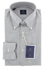 Luigi Borrelli Light Gray Shirt - Slim - 15.5/39 - (EV06RC16790)