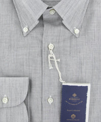 Luigi Borrelli Light Gray Shirt - Slim - (EV06RC16790) - Parent