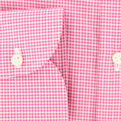 Luigi Borrelli Pink Check Shirt - Extra Slim - (81LB172) - Parent