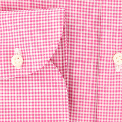 Luigi Borrelli Pink Check Shirt - Slim - (81LB172) - Parent