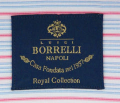 Luigi Borrelli Blue Shirt - Extra Slim - (EV061771ACHILLE) - Parent