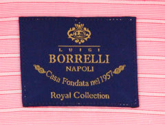 Luigi Borrelli Pink Shirt - Slim - (EV061936ACHILLE) - Parent