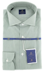 Luigi Borrelli Green Shirt - Slim - 15.75/40 - (EV062081NANDO)