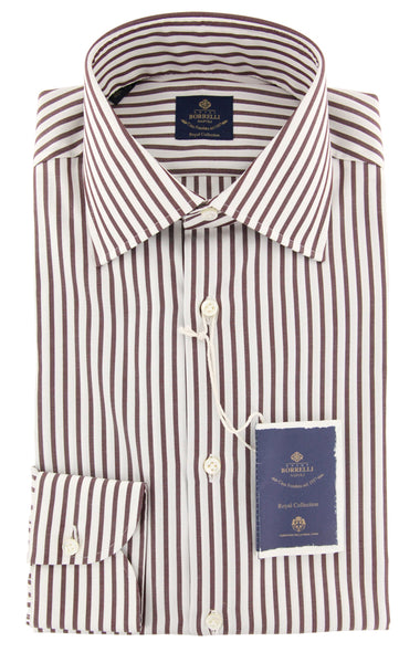 Luigi Borrelli Brown Shirt - Slim - (EV06RC2108BRN) - Parent