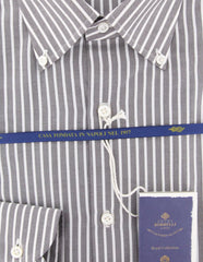 Luigi Borrelli Brown Shirt - Slim - (EV062116STEFANO) - Parent