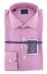 Luigi Borrelli Pink Shirt - Extra Slim - 17/43 - (EV062348RIO)