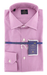 Luigi Borrelli Pink Shirt - Slim - 17/43 - (EV062348RIO)