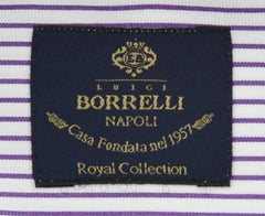 Luigi Borrelli Purple Shirt - Slim - (EV0628881STEFANO) - Parent