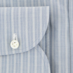 Luigi Borrelli Blue Striped Shirt - Slim - (2018032216) - Parent