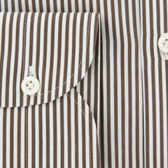 Luigi Borrelli Brown Shirt - Slim - (EV06400460STEFANO) - Parent