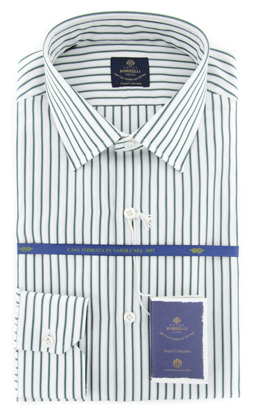 Luigi Borrelli Green Shirt - Slim - (EV06400550SEVERO) - Parent