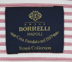 Luigi Borrelli Red Shirt - Slim - (EV06402342STEFANO) - Parent