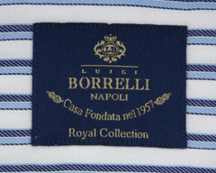 Luigi Borrelli Blue Shirt - Slim - (EV06402470) - Parent