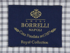 Luigi Borrelli Light Gray Check Shirt - (EV06403131GIANNI) - Parent