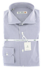 Luigi Borrelli Black Check Shirt - Slim - 15.75/40 - (70LB4064)