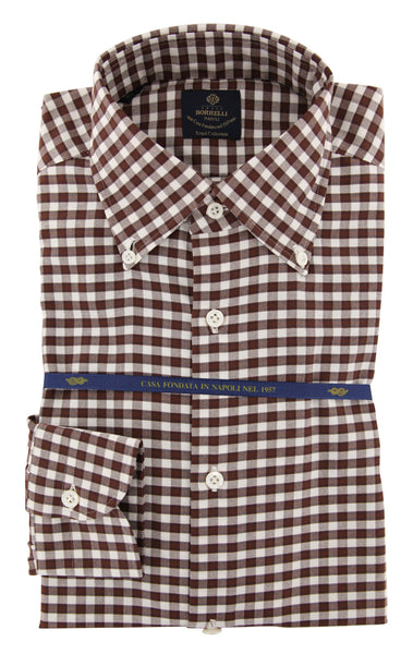 Luigi Borrelli Brown Shirt - Slim - (EV06RC4127062) - Parent