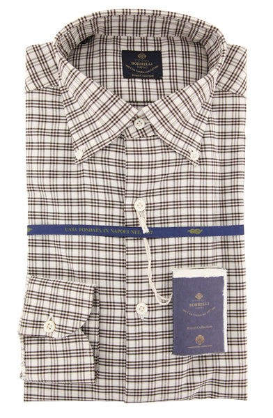 Luigi Borrelli Brown Shirt - Slim - (EV06RC412761) - Parent