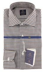 Luigi Borrelli Brown Shirt - Slim - 16/41 - (EV06RC414261RIO)