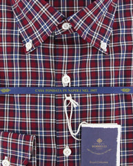 Luigi Borrelli Burgundy Red Shirt - (EV06414740STEFANO) - Parent
