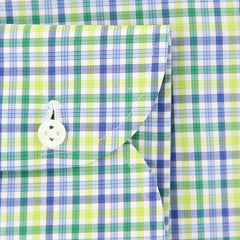 Luigi Borrelli Green Plaid Shirt - Slim - (51LB4595) - Parent
