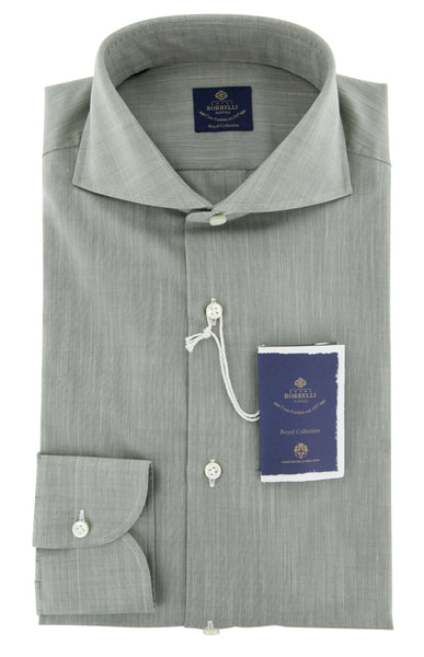 Luigi Borrelli Gray Shirt - Slim - (EV06RC462950) - Parent