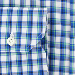 Luigi Borrelli Blue Check Shirt - Slim - (EV06-QUINTO) - Parent