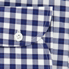 Luigi Borrelli Blue Plaid Shirt - Slim - (EV06RC54970) - Parent